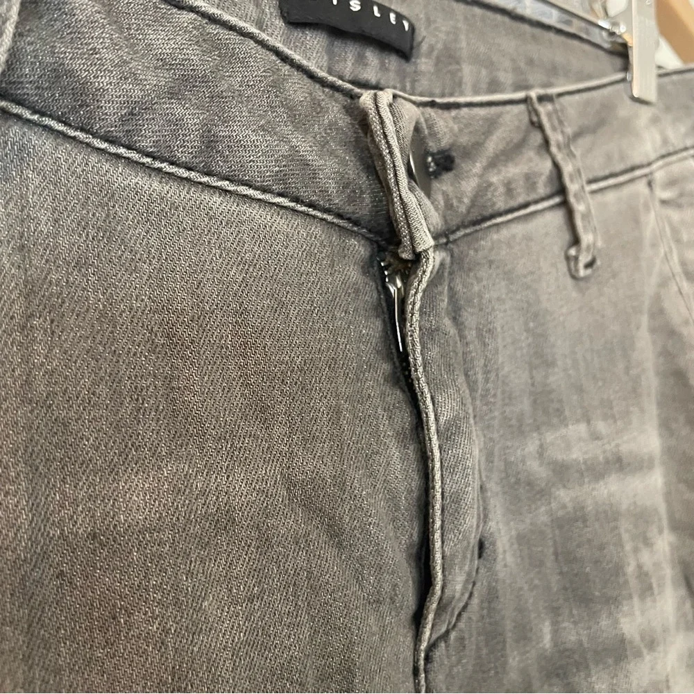 Sisley Washed Grey Jeans size 27 - Picture 3 of 10
